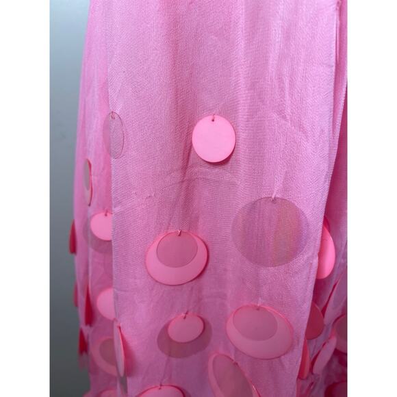 Retrofete Sherry Sequin Embellished Strapless Pink Mini Dress Size Small - Picture 6 of 11